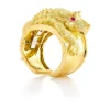 David Webb Bracelets*Repoussé Triceratops Cuff