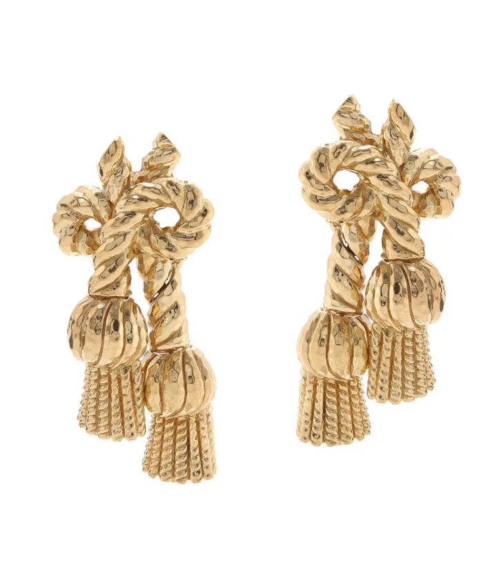 David Webb Earrings*Short Tassel Earrings