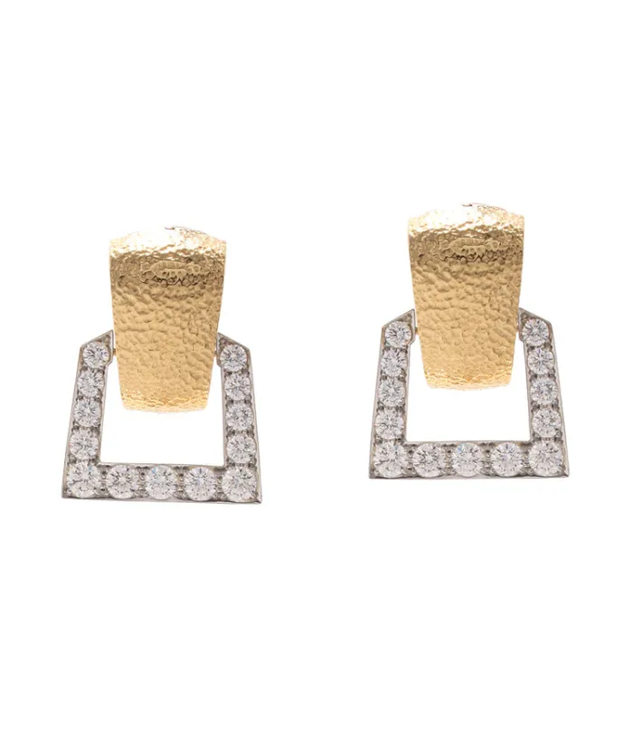 David Webb Earrings*Single Strap Earrings