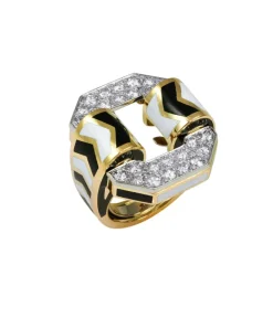 David Webb Rings*Small Chevron Ring
