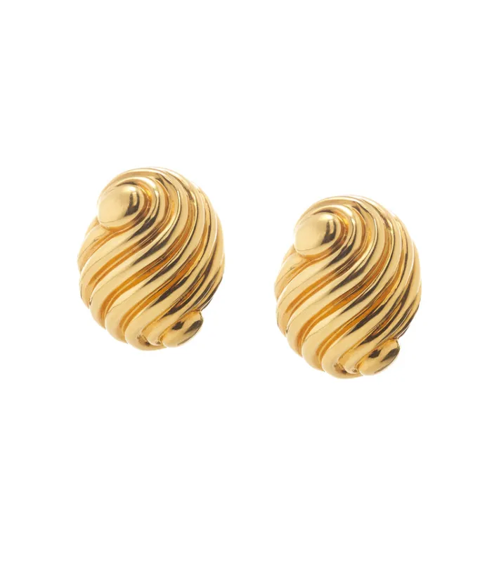 David Webb Earrings*Small Swirl Earrings