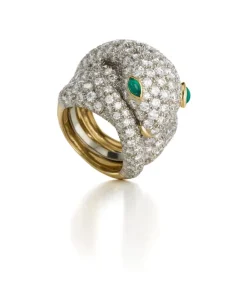 David Webb Rings*Snake Ring