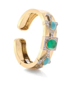 David Webb Bracelets*Sonora Cuff, Emerald