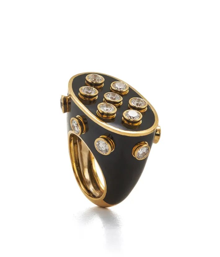 David Webb Rings*Stud Ring