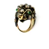 David Webb Rings*Studded Leopard Ring