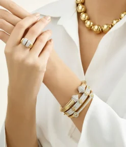David Webb Bracelets*Sugar Cap Bangle