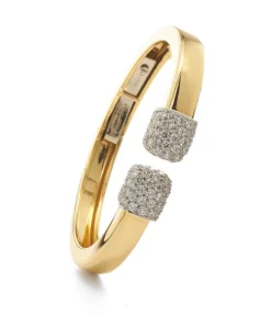 David Webb Bracelets*Sugar Cube Bracelet, Polished 18K Gold