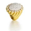 David Webb Rings*Sunburst Ring