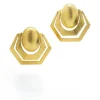 David Webb Earrings*Swing Hoop Earrings