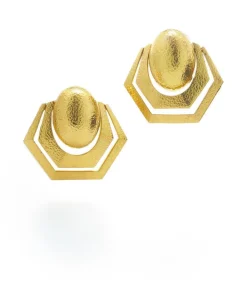 David Webb Earrings*Swing Hoop Earrings