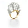 David Webb Rings*Swizzle Ring, Rock Crystal