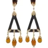 David Webb Earrings*Swoon Earrings, Citrine