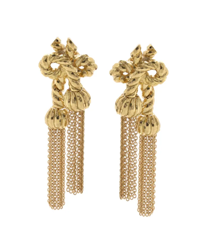 David Webb Earrings*Tassel Earrings