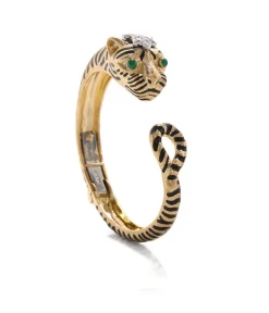 David Webb Bracelets*Tiger Loop Tail Cuff