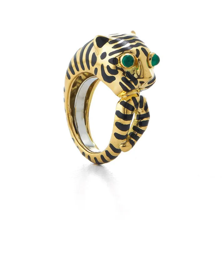 David Webb Rings*Tiger Ring