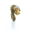 David Webb Rings*Tiger Ring, Ruby Eyes