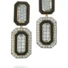 David Webb Earrings*Tuxedo Earrings