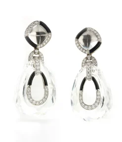 David Webb Earrings*Twilight Pendant Earrings