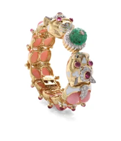 David Webb Bracelets*Twin Leopard Bracelet