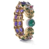 David Webb Bracelets*Twin Leopard Bracelet, Amethyst