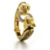 David Webb Bracelets*Twin Lion Scroll Bracelet