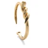 David Webb Bracelets*Twisted Nail Cuff, Polished 18K Gold