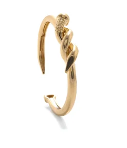 David Webb Bracelets*Twisted Nail Cuff, Polished 18K Gold