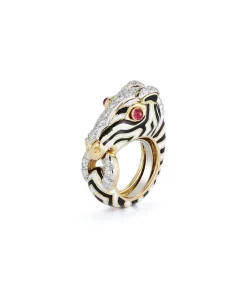 David Webb Rings*Zebra Ring